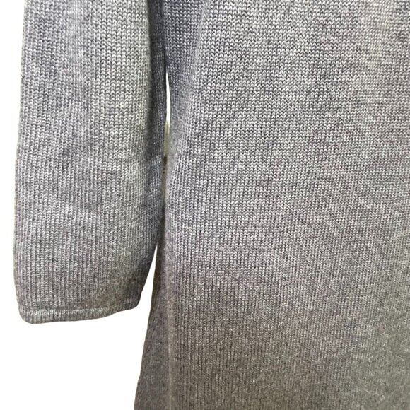 J McLaughlin Knit Crochet Knee Length Sweater Dress Size Small u Pointelle Patte - Picture 6 of 9